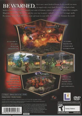 Wrath Unleashed box cover back